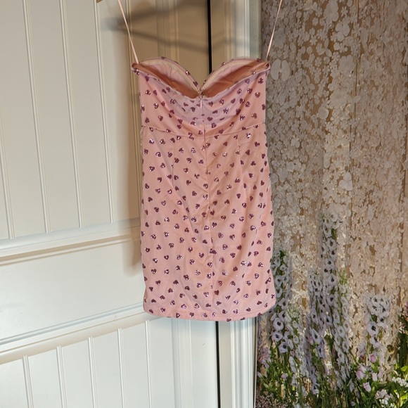 superdown Fifi Mesh Mini Dress in Pink - Picture 8 of 8